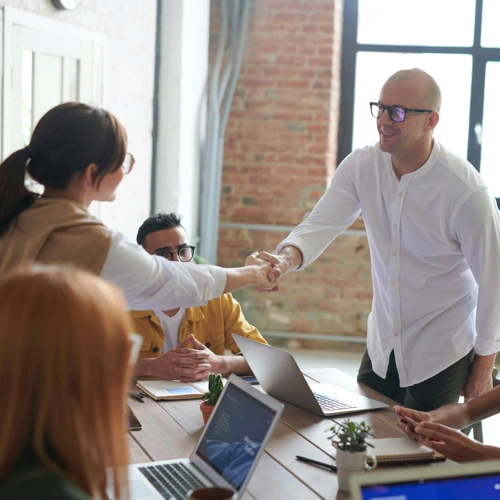 Students collaborating